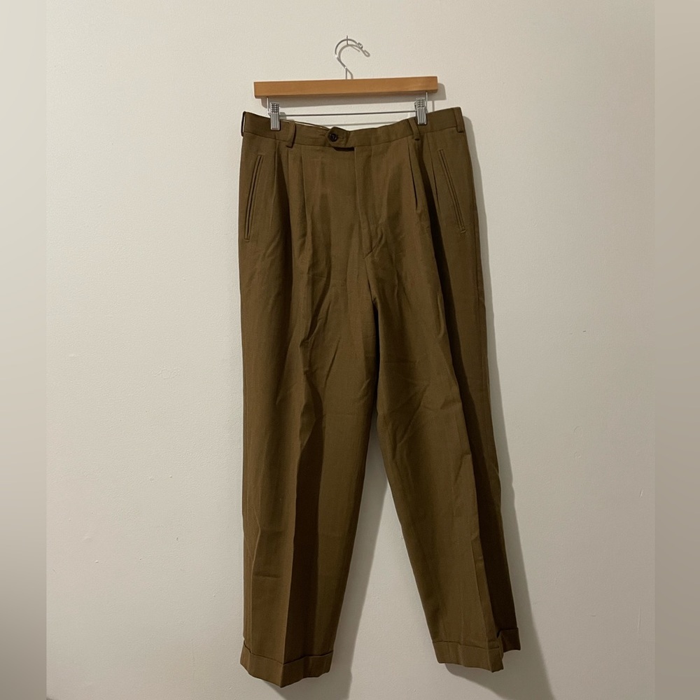 Hickey Freeman Wool Cashmere Trousers size 35